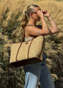 Clara Ratten Tote - Tan -