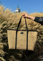 Clara Rattan Tote - Black -