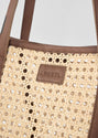 Clara Ratten Tote - Tan -