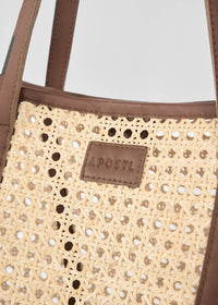 Clara Ratten Tote - Tan -