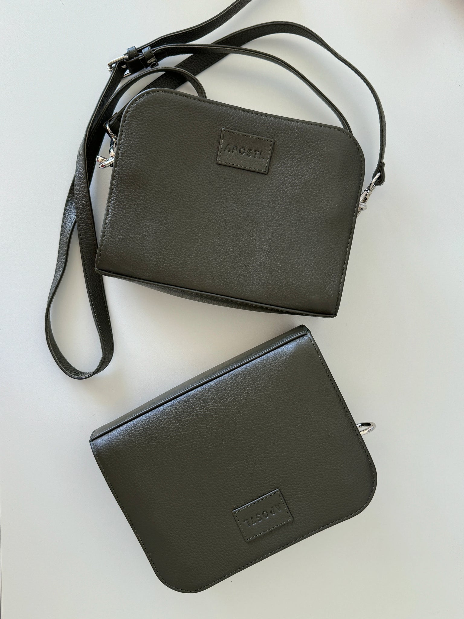 Aria Crossbody - Olive Green -
