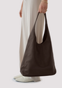 chocolate slouch tote bag 