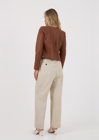 Apollo Leather Jacket - Tan