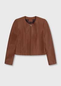 Apollo Leather Jacket - Tan