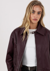 Sierra Bomber - Burgundy