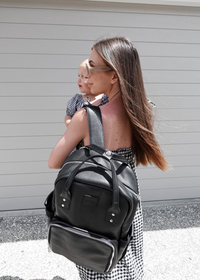 Vienna Bag - LUXE Pebble Leather - Black -