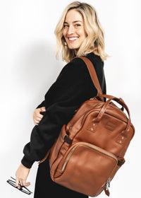 Vienna Bag - LUXE Pebble Leather - Tan -