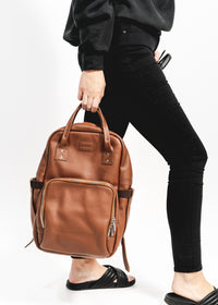 Vienna Bag - LUXE Pebble Leather - Tan -