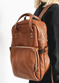Vienna Bag - LUXE Pebble Leather - Tan -